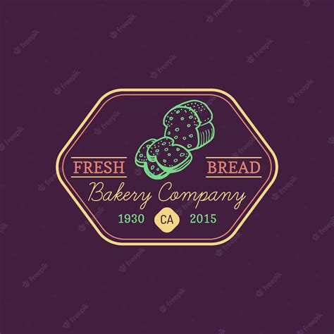 Premium Vector | Vintage bakery logo vector cupcake label sweet cookie typographic poster ...