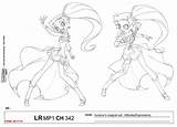 Lolirock Iris Transformation Coloring Page Pages sketch template