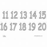 Number 11 Coloring sketch template