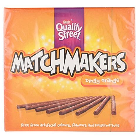 Quality Street Matchmakers Zingy Orange Chocolate Sticks, 130g : Amazon.in: Grocery & Gourmet Foods