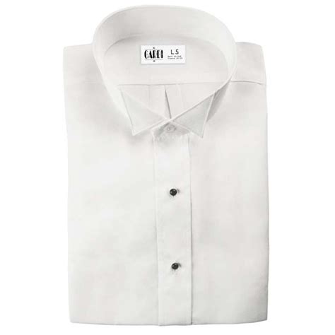 Microfiber Non Pleated Slim Fit Wing Collar Tuxedo Shirt [WLUCCA] - $79.00 : EZ Tuxedo, It's so ...