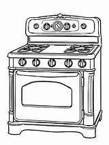 10  Free Printable Stove Coloring Pages For Creative Fun sketch template