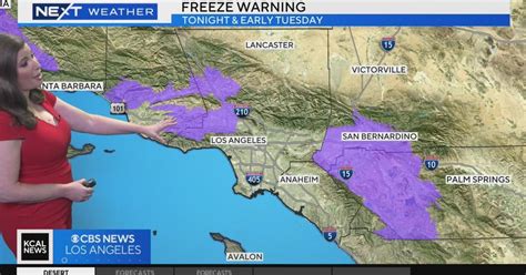 Marina Jurica's Afternoon Weather (January 8) - CBS Los Angeles