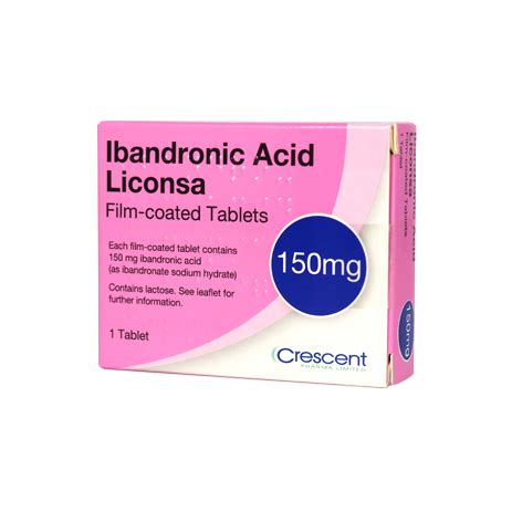 Ibandronic Acid Liconsa 150mg Film-coated Tablets – Crescent Pharma