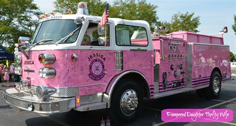 Pink Firetruck!! http://pampereddaughterthriftywife.blogspot.com/2012 ...