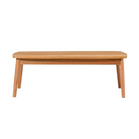 Welwick Designs Natural Curved Rectangle Eucalyptus Wood Modern Outdoor Coffee Table HD9563 ...