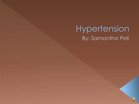 PPT - Hypertension PowerPoint Presentation, free download - ID:5312913