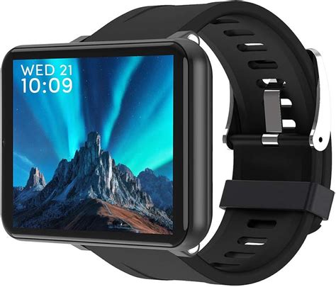 LEMFO LEM 2.86 Zoll LCD Smartwatch wasserdicht IP67 4G Smart Watch Watch mit Pulsmesser Fitness ...