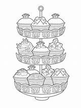 Free Printable Tea Party Coloring Pages  Templates sketch template