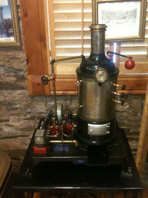 Steam Driven Donkey Engine model | Northern Mariposa County History Center