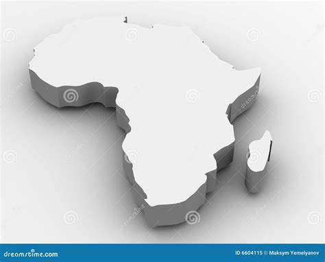 Africa. 3d Royalty Free Stock Photo - Image: 6604115