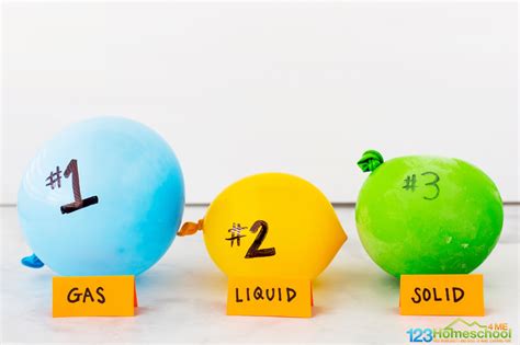 Solid, Liquid, and Gas for Kids with Hands-on Density Experiment