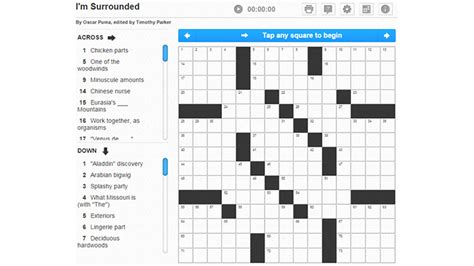 Universal Crossword Puzzles Online : Play lovatts daily online crosswords.