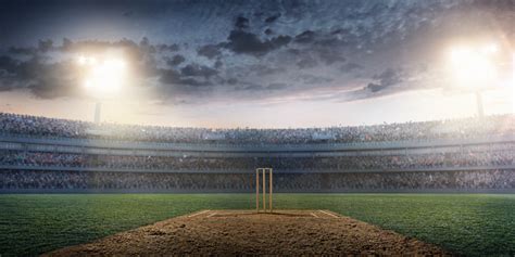 Cricket Cricket Stadium Stock Photo - Download Image Now - Sport of ...