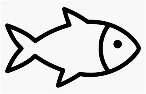 Fish Clipart Black And White, HD Png Download , Transparent Png Image - PNGitem