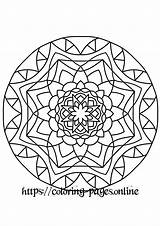 Eye mandala coloring Page  Pages sketch template