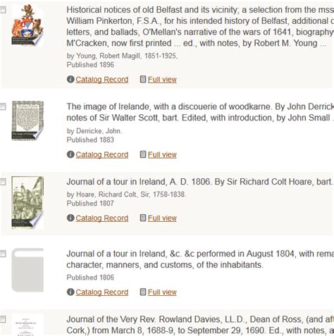 Hathi Trust Digital Library — Lists // Irish Studies at the Hesburgh Library // Blog Network ...