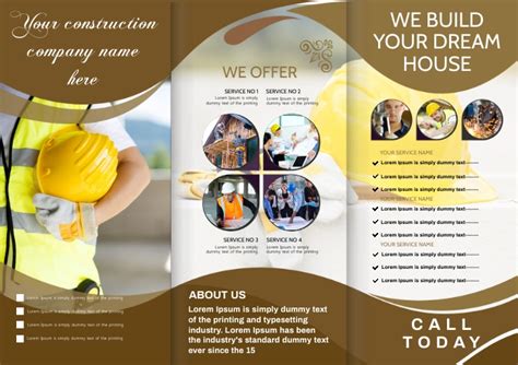 Copy of construction brochure | PosterMyWall