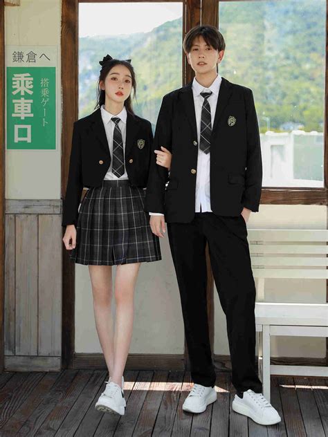 Class Uniform College Style Suit Korean Japanese Skirt School Uniform High And Junior High ...