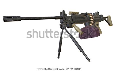 Negev Machine Gun Right View Stock Illustration 2239173405 | Shutterstock