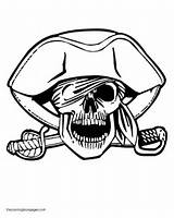 Pirate Skulls Coloring Pages  Home sketch template