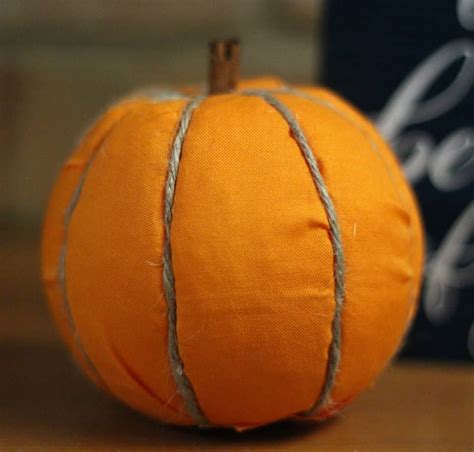 DIY Fabric Pumpkins - Perfect Family Craft for Fall!