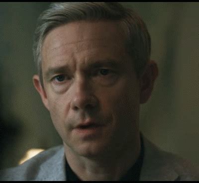 I can hear that amazing American accent! [Martin Freeman as Phil Rask; Startup] Sherlock Holmes ...