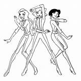 Totally Spies Coloring Pages Printable sketch template