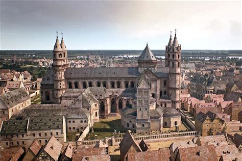 Worms Cathedral, Germany, 1130 - 1181 - Romanesque Architecture - WikiArt.org