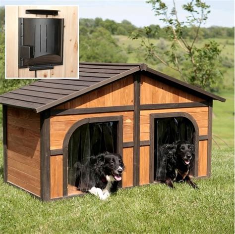 Best Insulated Dog House For 2 Large Dogs | Fits Two Large Bulldogs | Dog Fluffy