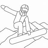 Snowboarder coloring Page  Free Printable Coloring Pages sketch template