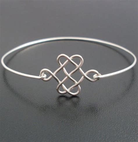 Celtic Knot Bracelet Gold Knot Bracelet Bridesmaid Irish - Etsy