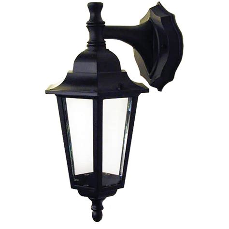 1-Light Black Outdoor Wall Sconce-OWL2041-BK - The Home Depot