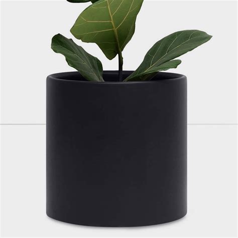 Large Black Planter (11") - Home + Tech Clearance - Touch of Modern