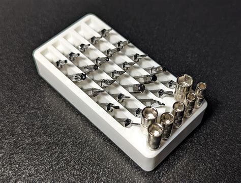 Gridfinity Compact 4mm Bit Holder With Large Bit Storage by Jacob | Download free STL model ...