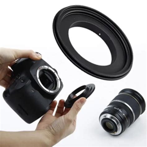 1Pcs 52mm Macro Reverse lens Adapter Ring for CANON EOS EF Mount Camera ...