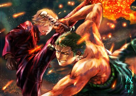 Roronoa Zoro vs Sanji One Piece Wallpaper, HD Anime 4K Wallpapers, Images and Background ...
