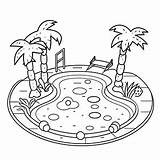 Free Pool Coloring Pages – Coloring Corner sketch template