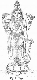 Hindu Gods Pencil Coloring Pages sketch template