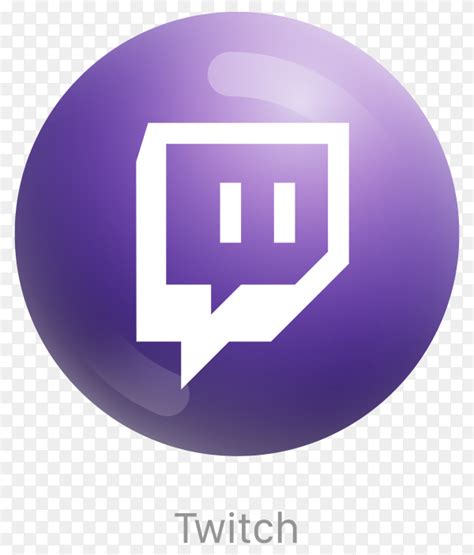 Purple Twitch icon design on transparent background PNG - Similar PNG