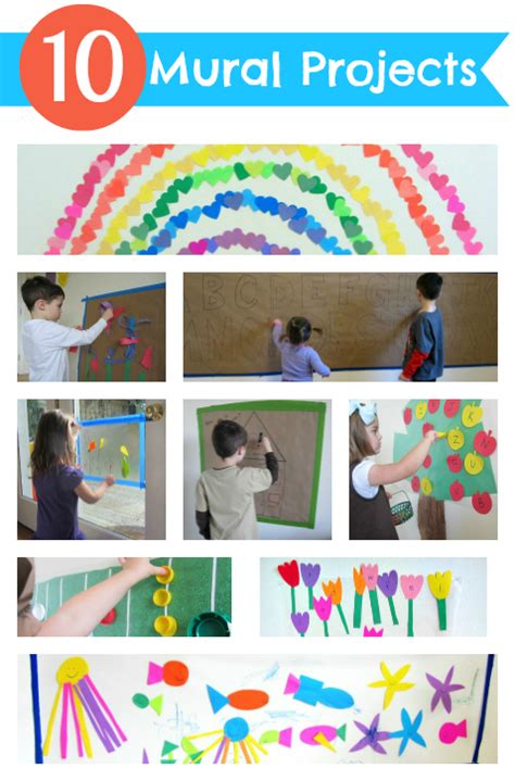 10 Mural Art Projects For Kids - No Time For Flash Cards