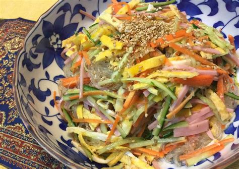 Japanese Harusame Noodle Salad Recipe by Aunty Eiko's international cuisine experience - Cookpad