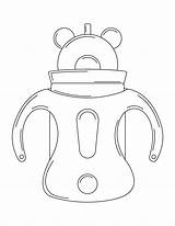 Baby Water Bottle Coloring Pages For Kids 10107002 Vector Art At Vecteezy sketch template