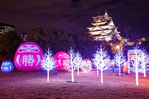 Osaka’s Top Winter Illumination - Osaka Castle Illuminage | Osaka Metro ...