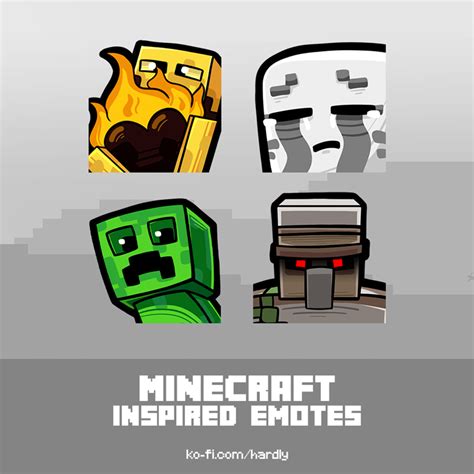 Emotes - Minecraft Inspired Emotes - HardLy's Ko-fi Shop - Ko-fi ️ ...