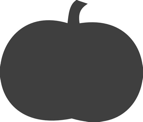 Gray Pumpkin Clip Art at Clker.com - vector clip art online, royalty free & public domain