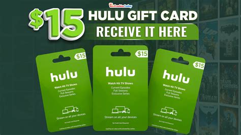 $15 hulu gift card – Get Freebies Today