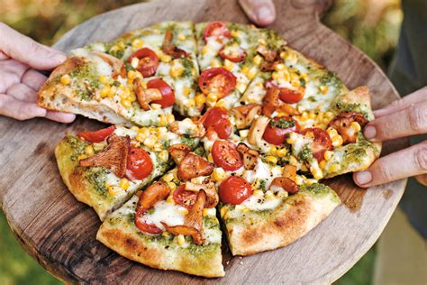 Basil Pesto Pizza Recipe | Silver Oak Food & Wine