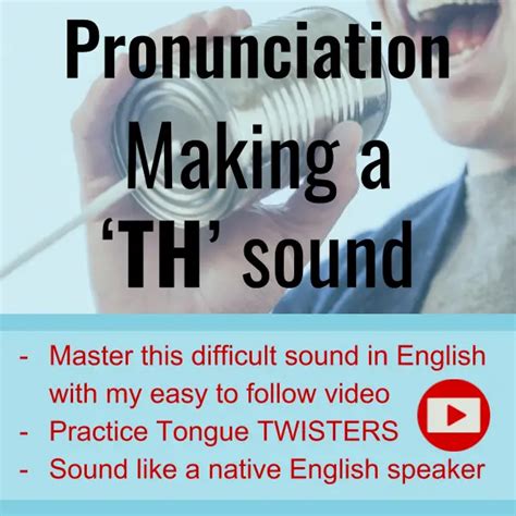 How to make a 'TH' sound (with video) - World English Blog