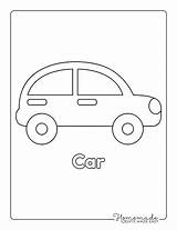 Cars Drawings Coloring For Kids sketch template